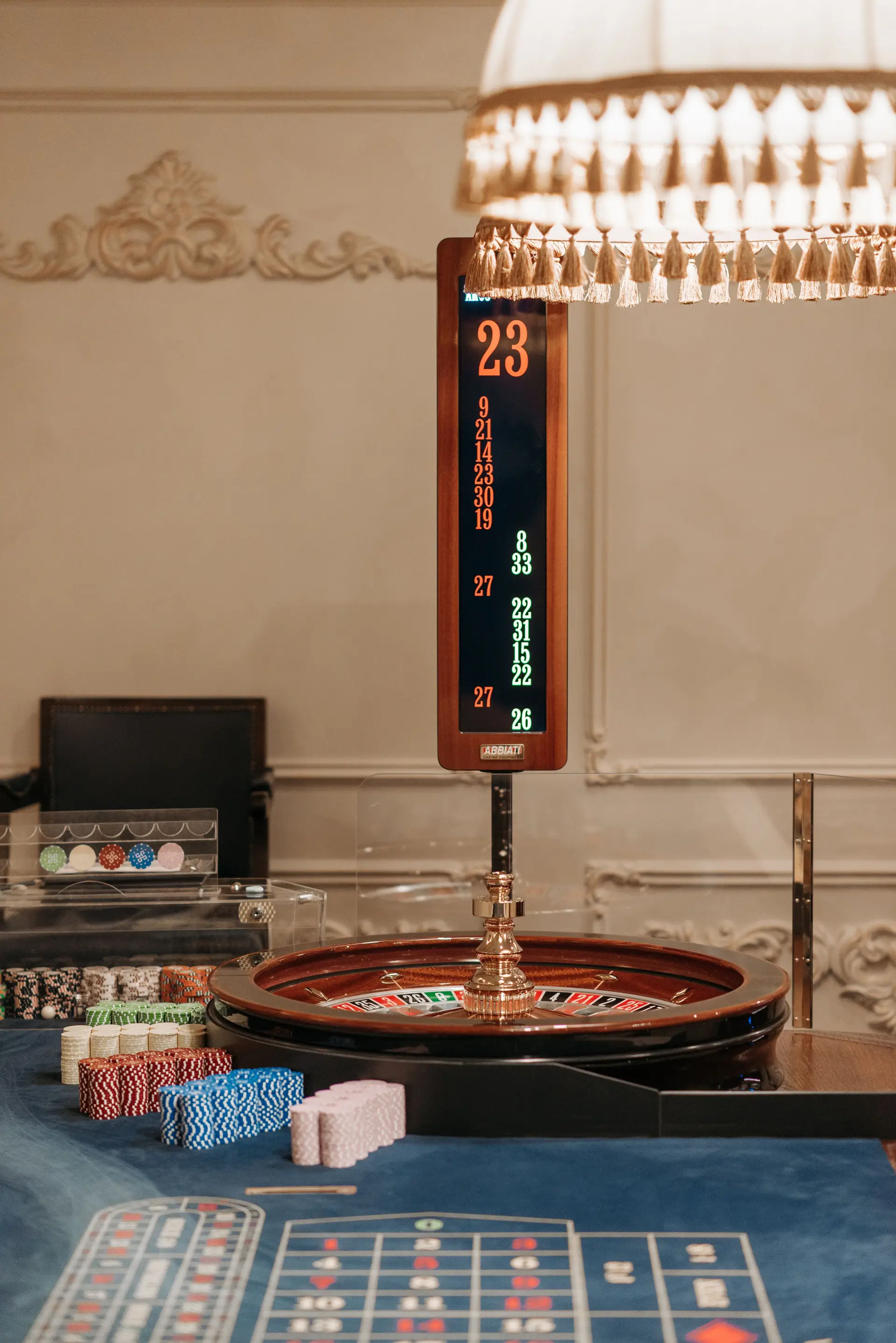 Roulette Kessel im Detail