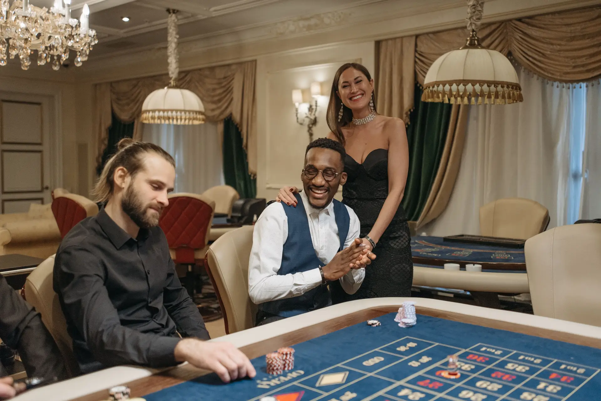 Elegante Pokerrunde